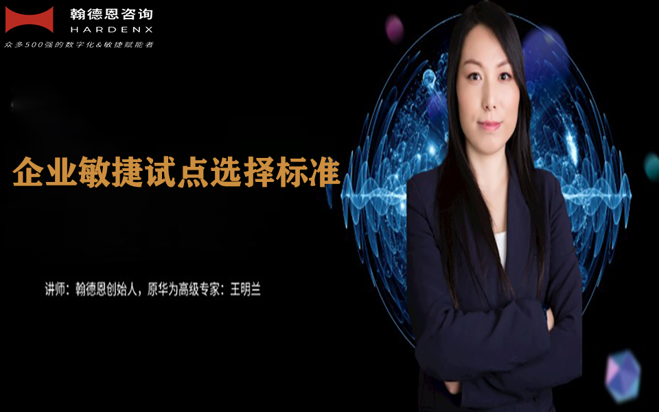 敏捷试点选择标准