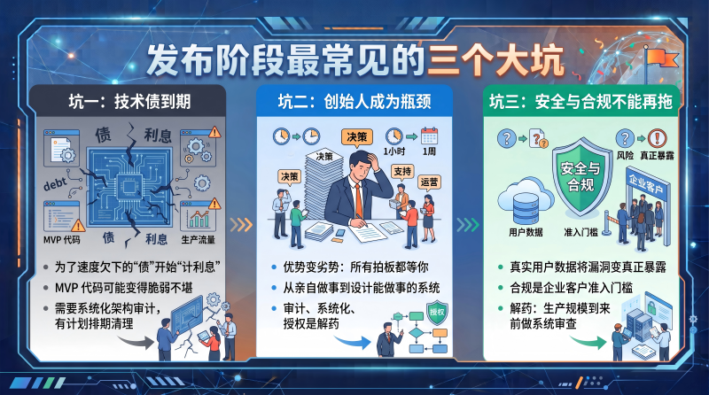 三个坑